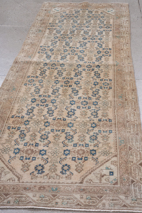 Vintage Hamadan Runner Rug (3' x 9')